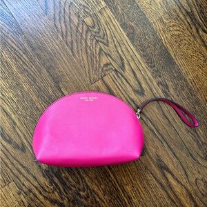 Henri Bendel Pink Leather Wristlet Clutch